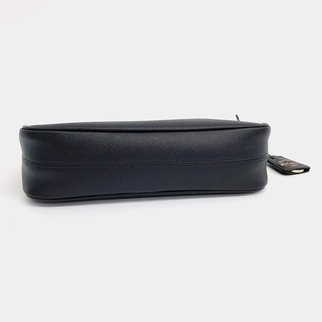 商品[二手商品] Prada|Prada Black Leather Saffiano Luxe Chain Hobo Bag,价格¥13541,第5张图片详细描述