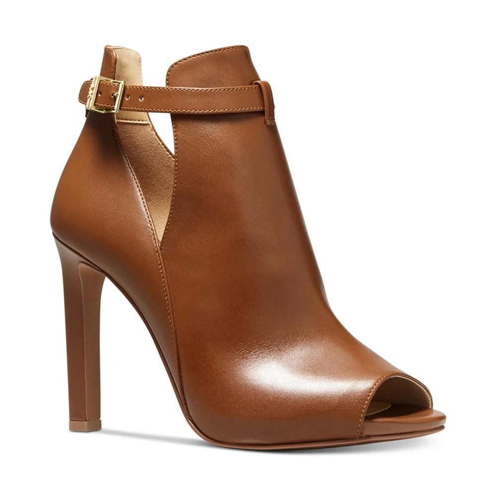 商品Michael Kors|Women's Lawson High-Heel Buckled Open Toe Shooties,价格¥524,第1张图片