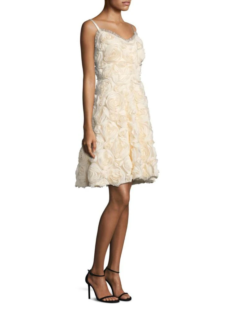 商品Laundry by Shelli Segal|3D Floral Fit-&-Flare Dress,价格¥594,第1张图片