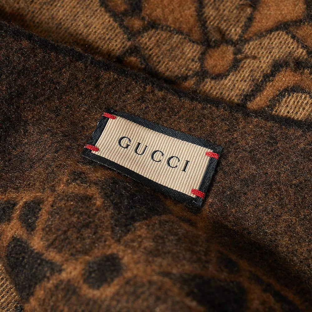 商品Gucci|Gucci Horse Bit Monogram Scarf,价格¥5326,第4张图片详细描述