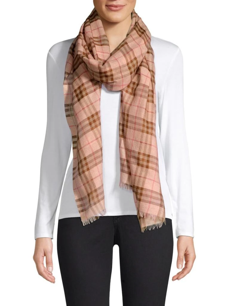 商品Burberry|Burberry - Vintage Check Scarf,价格¥3276,第1张图片