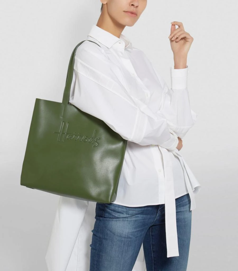 商品Harrods|Medium Leather Kensington Tote Bag,价格¥971,第2张图片详细描述