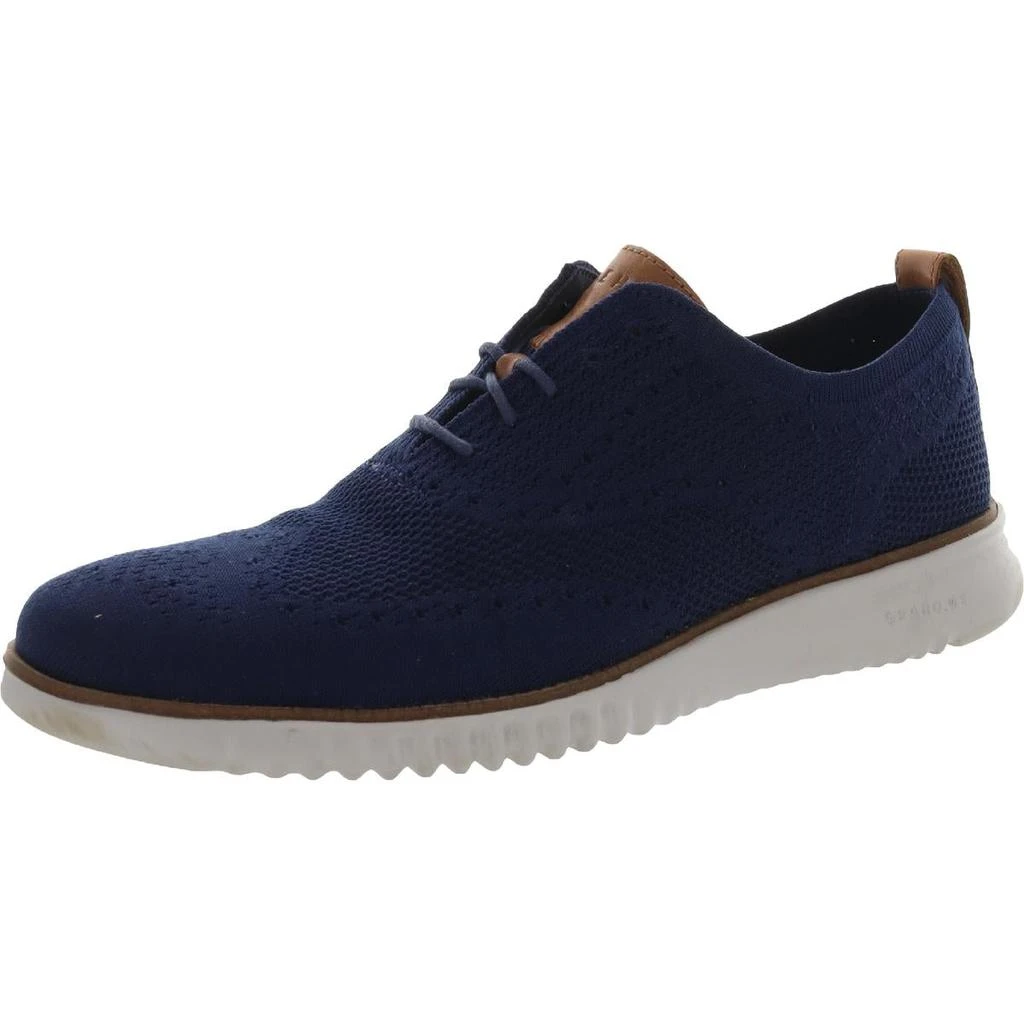 商品Cole Haan|Cole Haan Mens 2.ZEROGRAND Stitchlite Knit Leather Trim Oxfords,价格¥1263,第1张图片详细描述