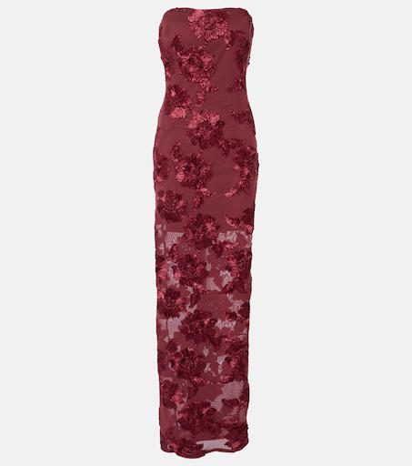 Floral embroidered mesh maxi dress  On Sale Now with Up to 31% Off |  Discover Exclusive Deals & Savings at BeyondStyle  Authentic ROTATE Birger  Christensen gowns|m|dresses|rotate|women|o|clothing|w|e|designers|n with  Limited-Time Discounts, Free