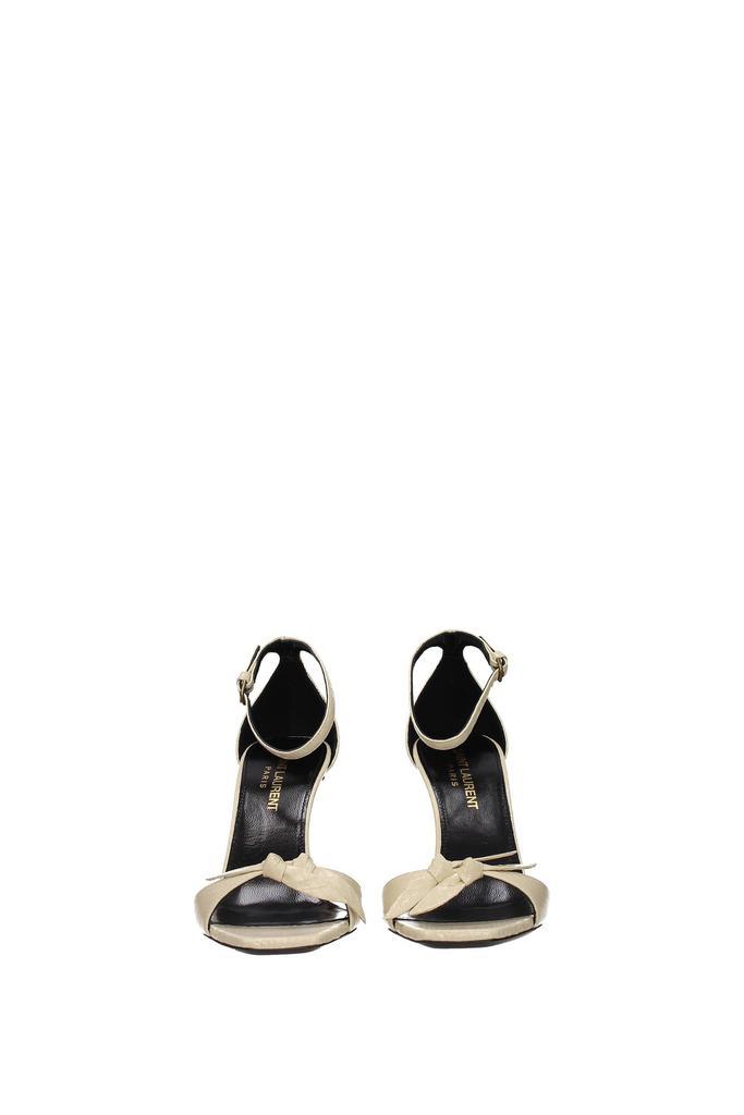 商品Yves Saint Laurent|Sandals bea Leather Snake Beige Cream,价格¥2852,第5张图片详细描述