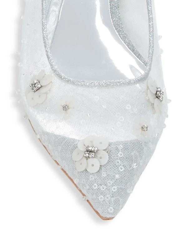 商品Badgley Mischka|Tenley Embellished Ballet Flats,价格¥476,第5张图片详细描述