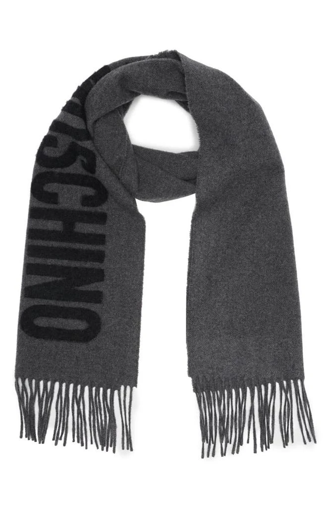 商品Moschino|Wool Fringe Scarf,价格¥828,第1张图片