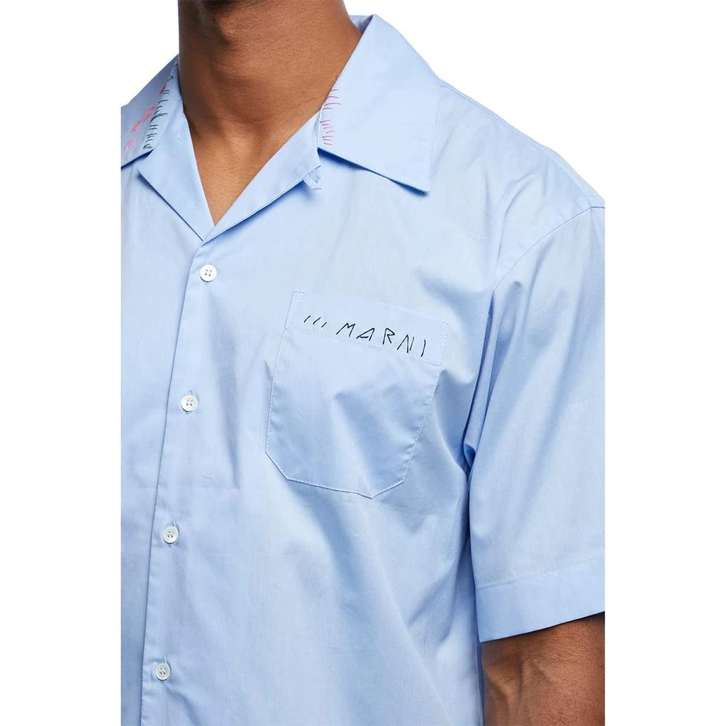 商品Marni|Organic Yarn-Dyed Cotton Poplin Bowling Shirt,价格¥1881,第4张图片详细描述