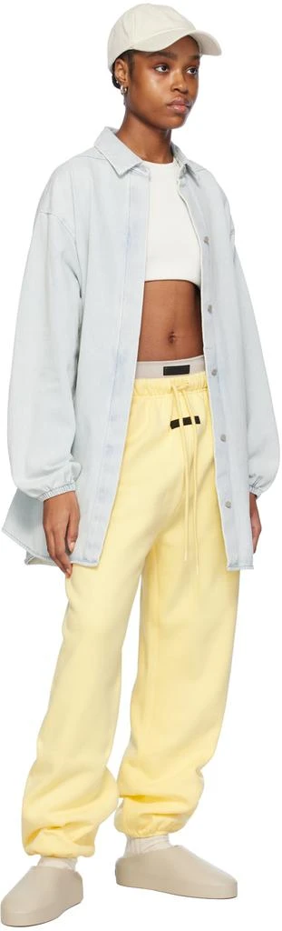 商品Essentials|Yellow Drawstring Sweatpants,价格¥626,第4张图片详细描述