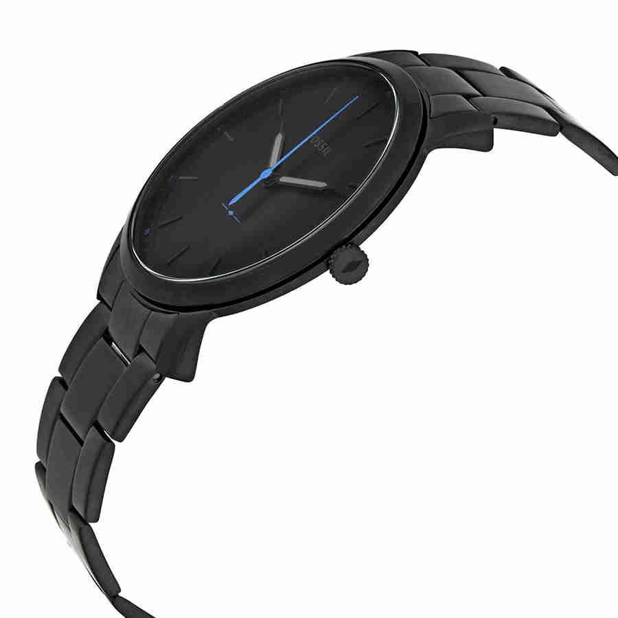 商品Fossil|Fossil The Minimalist Black Satin Dial Mens Watch FS5308,价格¥544,第4张图片详细描述