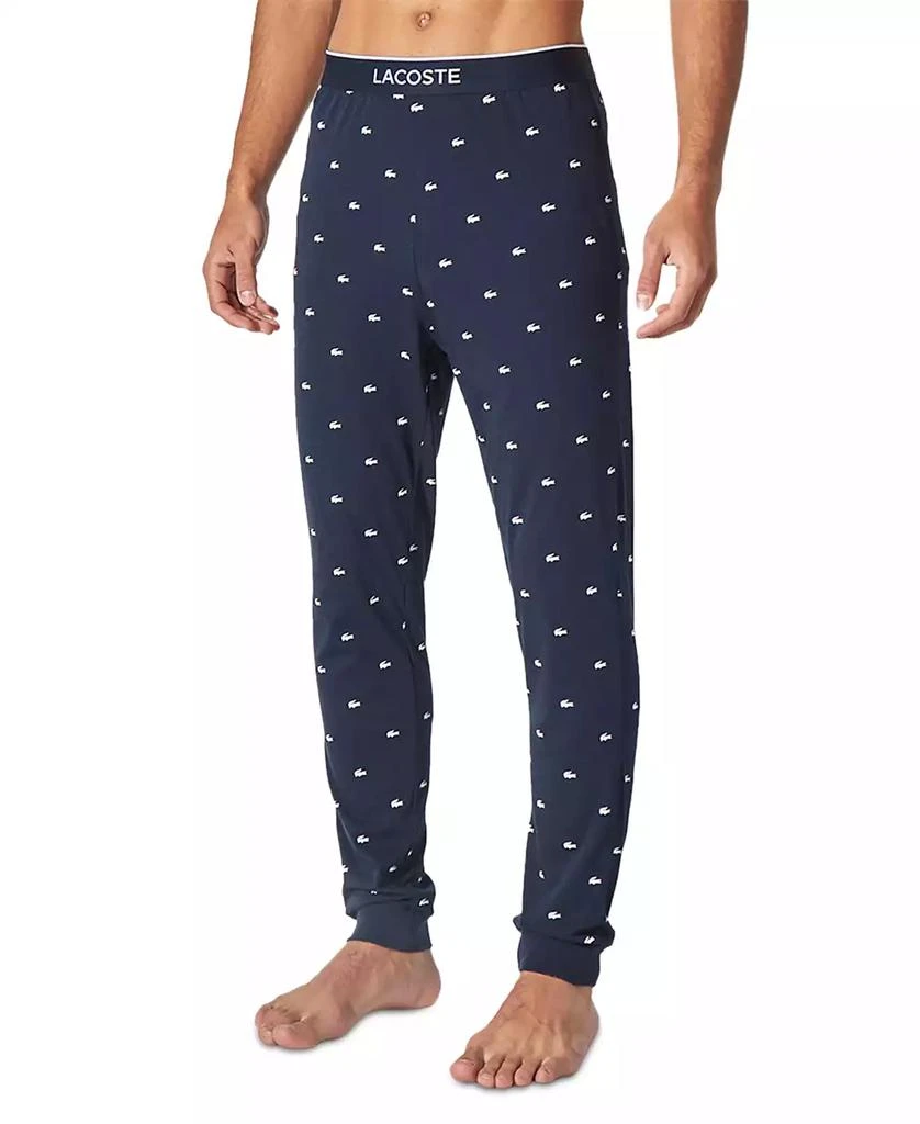 商品Lacoste|Men's Printed Pajama Joggers,价格¥151,第3张图片详细描述