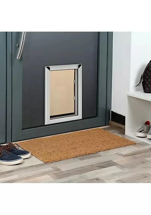 商品PawHut|2 Way Dog Door Aluminium Doggy Pet Flap For Wall Fast Installation With Magnetic Closure Locking Panel Weather Resistant Insulating Weight Limit 110 Lbs.,价格¥862,第4张图片详细描述
