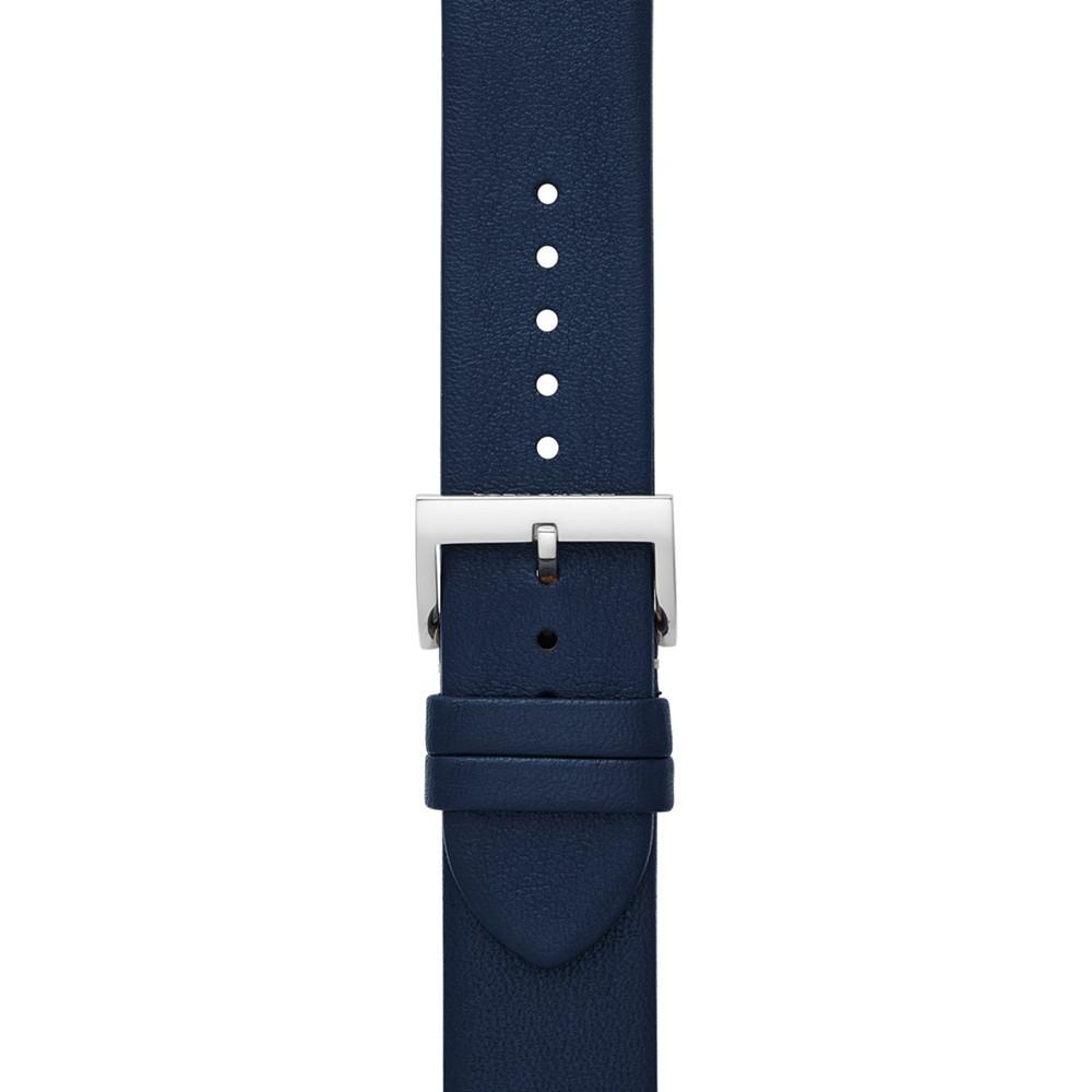 商品Tory Burch|Women's McGraw Navy Band For Apple Watch® Leather Strap 38mm/40mm,价格¥705,第5张图片详细描述