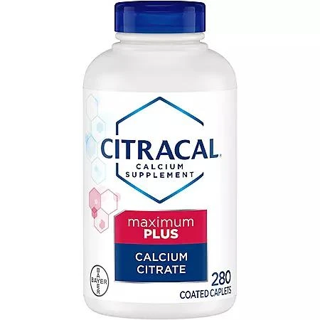 商品Citracal|Citracal Calcium Citrate Caplets + D3 280 ct.,价格¥130,第1张图片