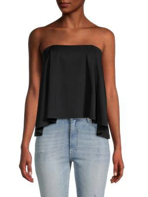 商品Susana Monaco|Strapless Flounce Top,价格¥198,第1张图片