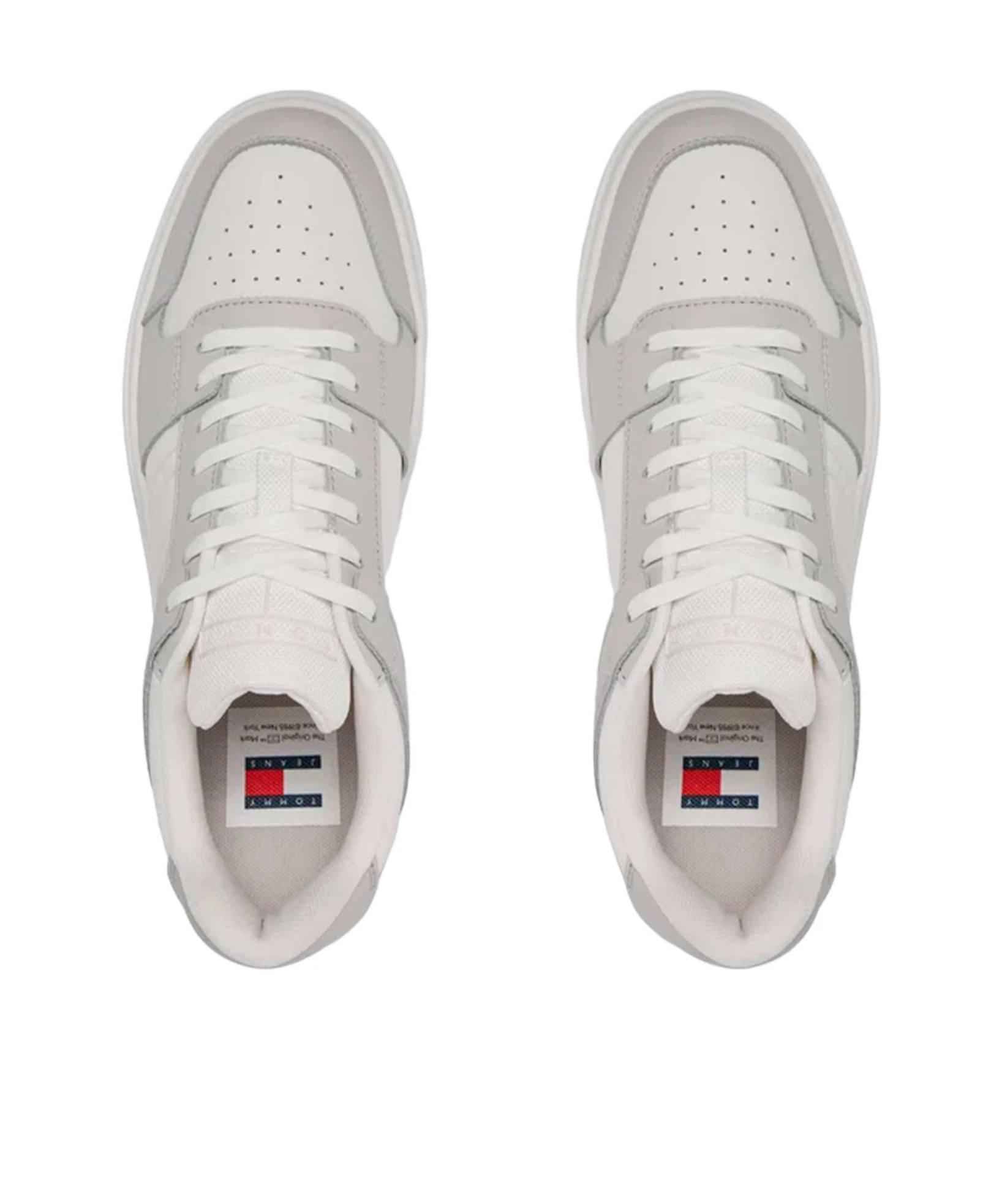 商品【商品预售7天】 Tommy Hilfiger|Tommy Hilfiger 男士运动鞋 EM0EM01345PSU 白色,价格¥1064,第3张图片详细描述