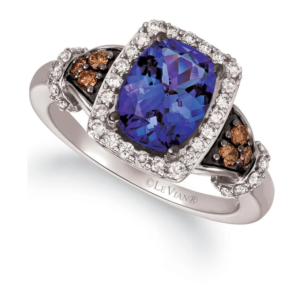 商品Le Vian|Blueberry Tanzanite (2 ct. t.w.) & Diamond (1/2 ct. t.w.) Ring in 14k White Gold,价格¥27902,第1张图片