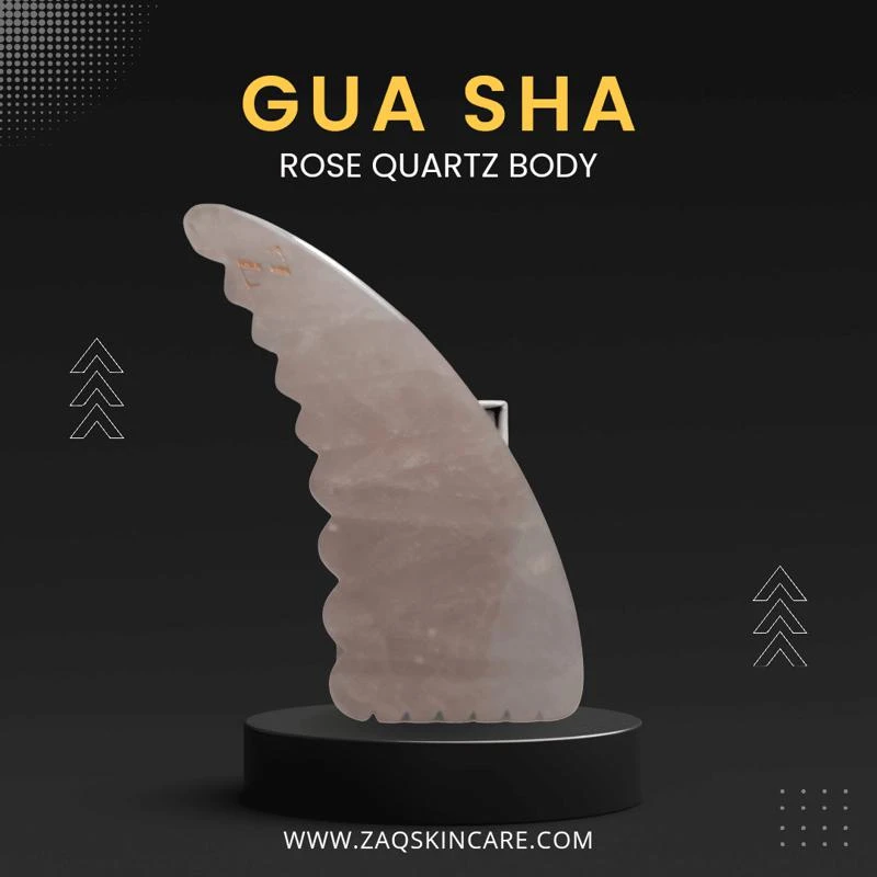 商品ZAQ|Rose Quartz Body Gua Sha Massage Tool,价格¥529,第2张图片详细描述