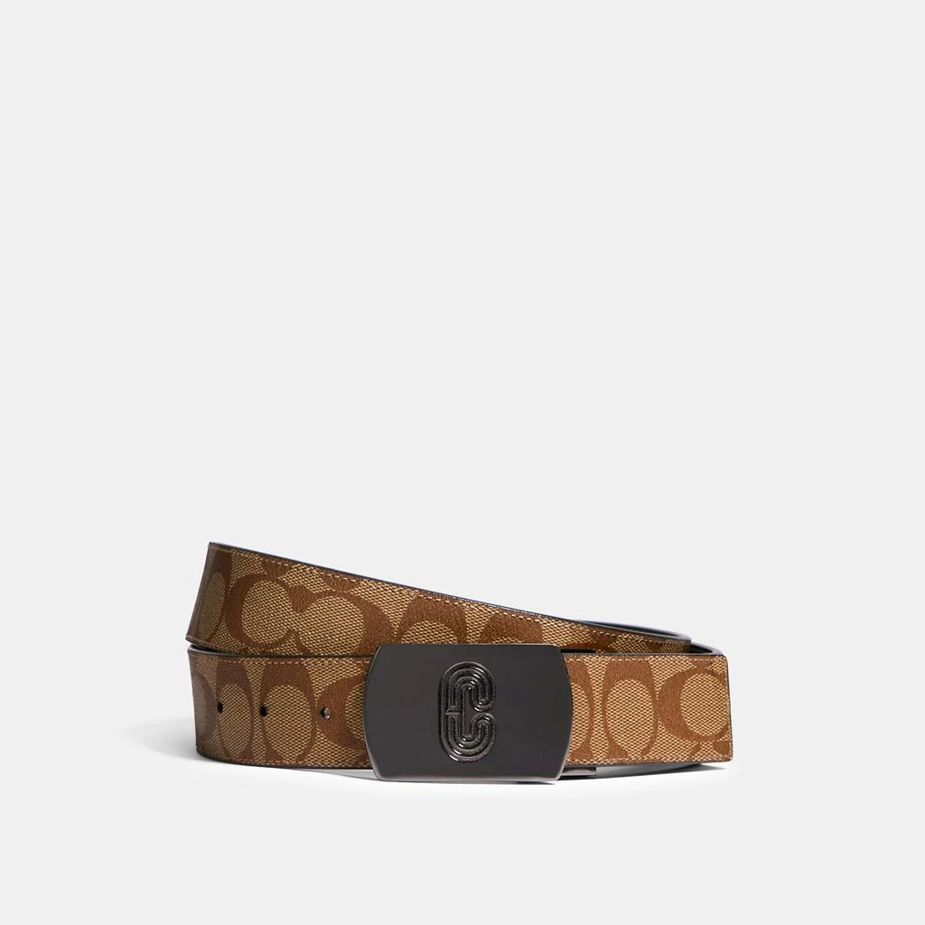 商品Coach|Coach Outlet Plaque Buckle Cut To Size Reversible Belt, 38 Mm,价格¥512,第3张图片详细描述