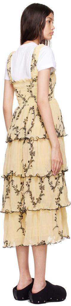 商品Ganni|黄色层叠连衣裙,价格¥2035,第5张图片详细描述