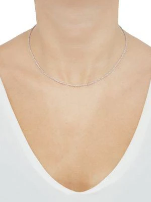 商品Saks Fifth Avenue|14K White Gold Perfectina Chain Necklace/16",价格¥1226,第4张图片详细描述