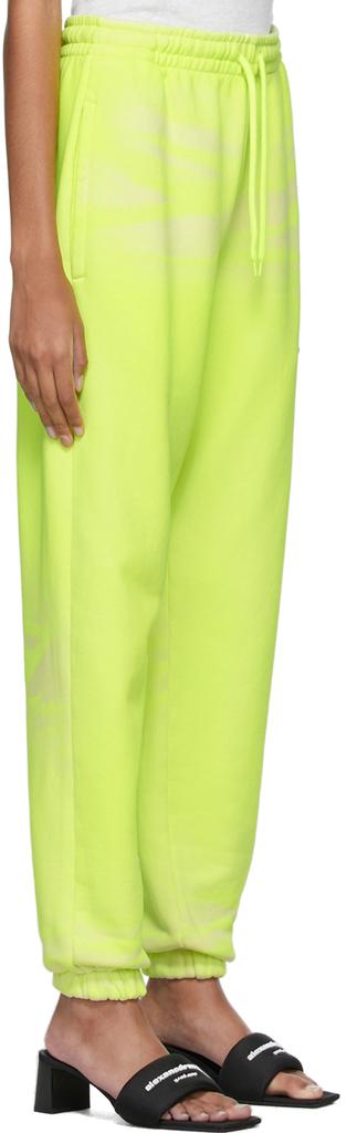Yellow Garment-Dyed Jogger Lounge Pants商品第2张图片规格展示