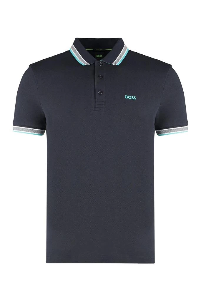 商品Hugo Boss|Boss Hugo Boss Logo Embroidered Short-Sleeved Polo Shirt,价格¥610,第1张图片