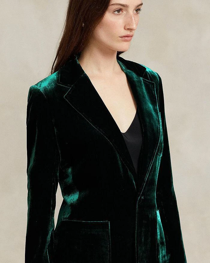 商品Ralph Lauren|Silk Velvet Blazer,价格¥3894,第4张图片详细描述