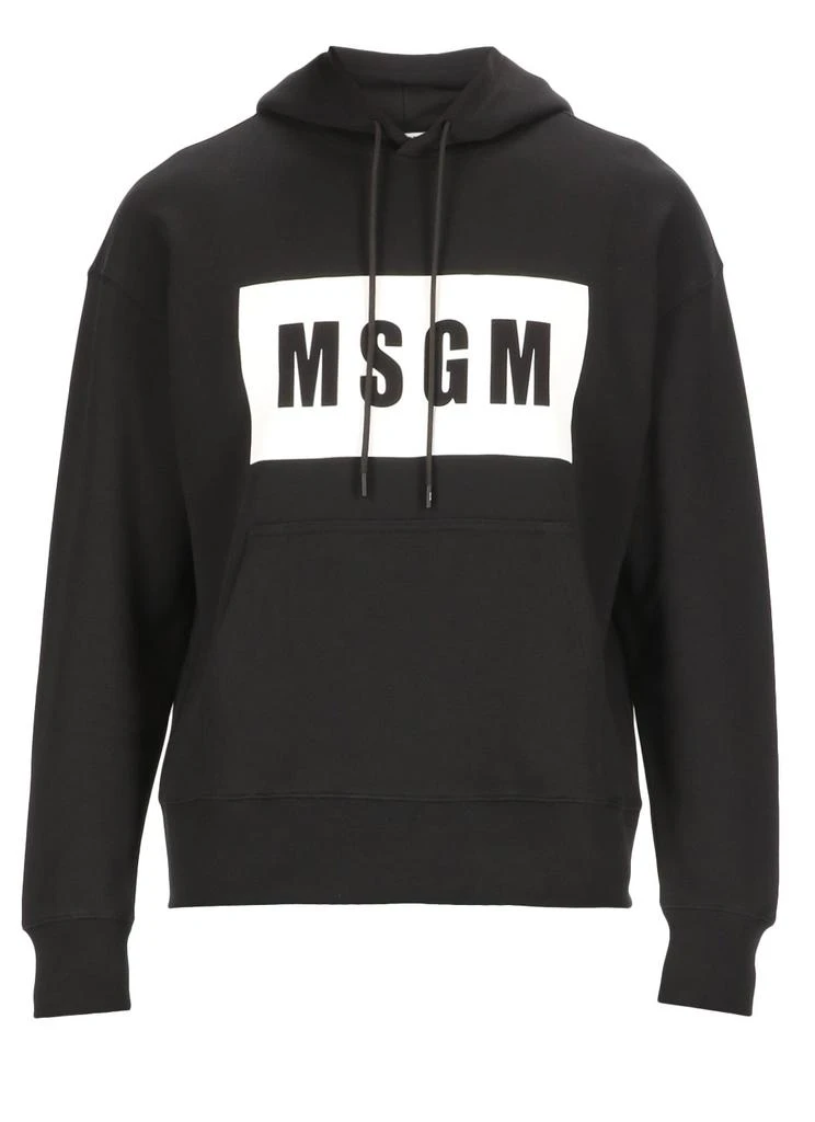 商品MSGM|MSGM Logo Printed Drawstring Hoodie,价格¥950,第1张图片