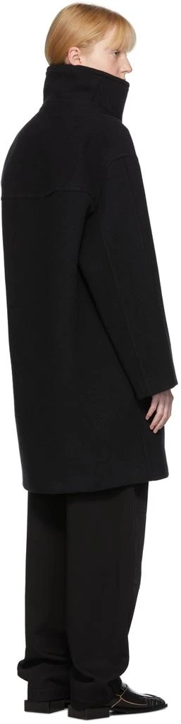 商品Acne Studios|Black Funnel Neck Coat,价格¥4966,第3张图片详细描述