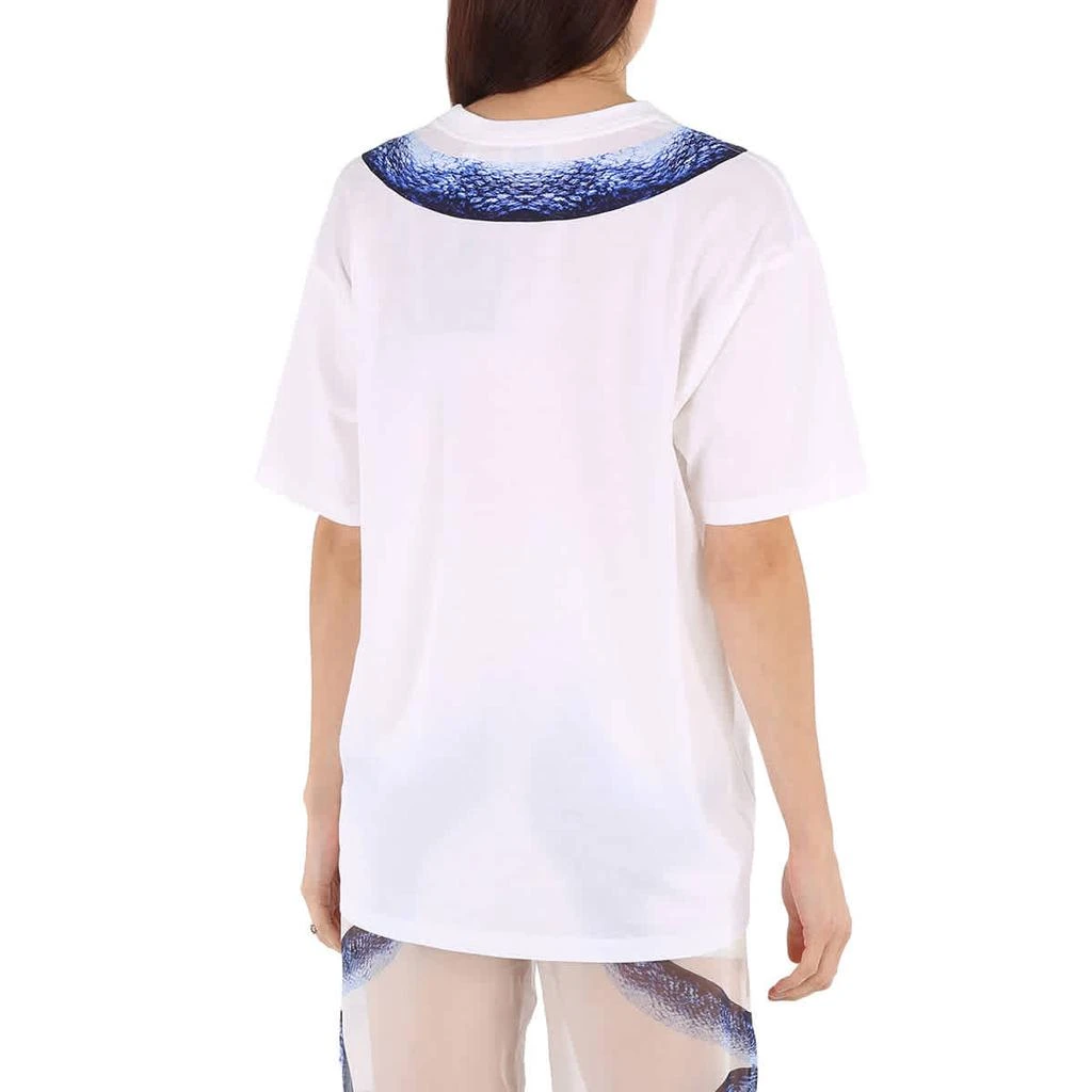 商品Burberry|Ladies Carrick Short Sleeve Mermaid Tail-Print Oversized T-Shirt,价格¥1042,第3张图片详细描述