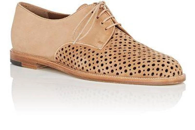 商品Manolo Blahnik|Aferi Perforated Suede Oxfords,价格¥2298,第2张图片详细描述