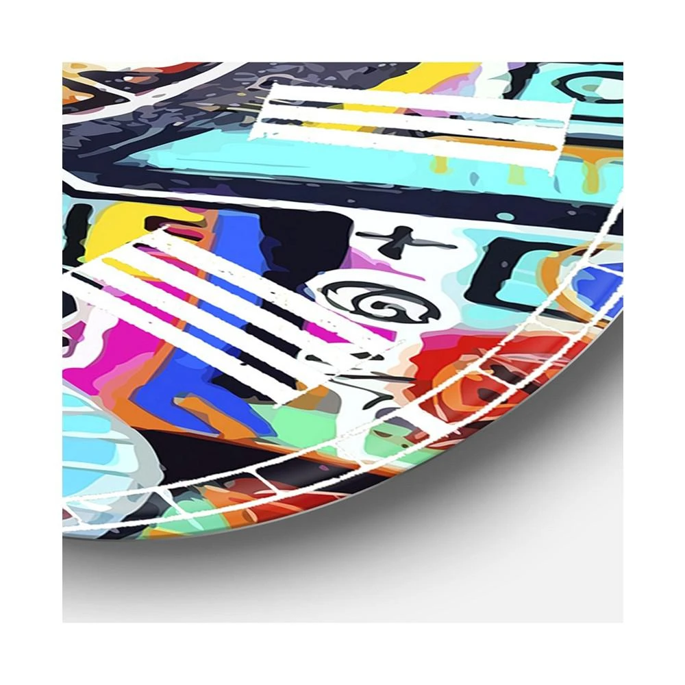 商品Designart|Peacock Love Shimmy Large Modern Wall Clock - 36" x 28" x 1",价格¥2136,第3张图片详细描述