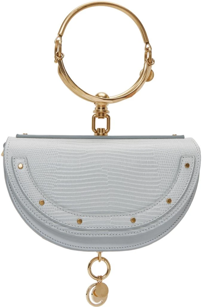 商品Chloé|Blue Lizard Nile Minaudière Bag,价格¥6983,第2张图片详细描述