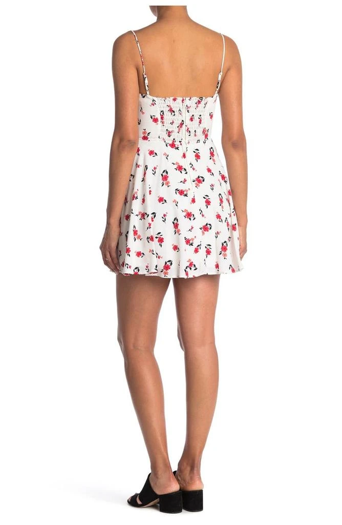 商品ROW A|Spaghetti Strap Floral Print Mini Dress,价格¥246,第2张图片详细描述