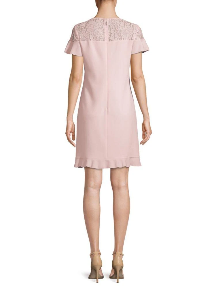 商品Karl Lagerfeld Paris|Lace-Paneled Shift Dress,价格¥375,第2张图片详细描述