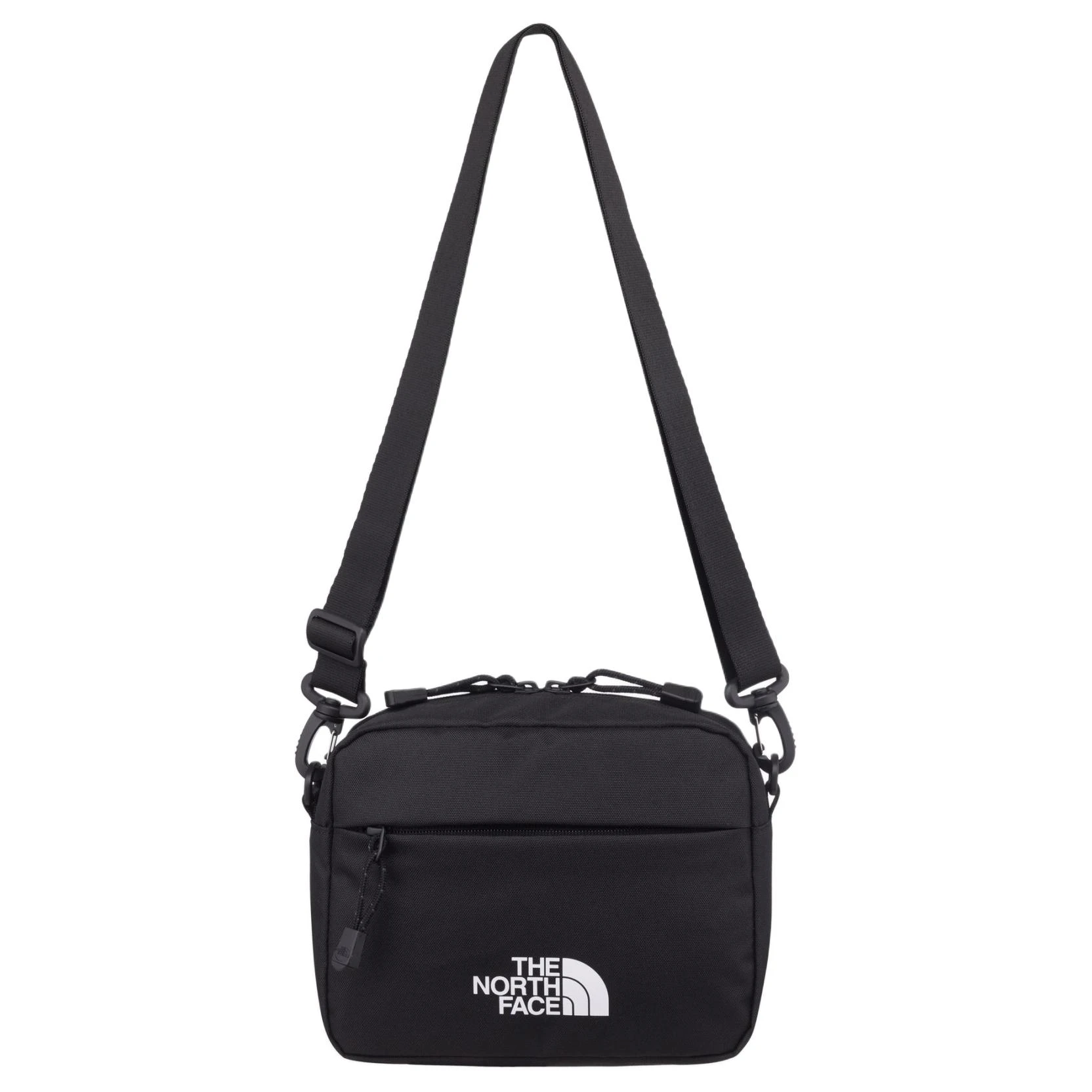 商品[国内直发] The North Face|北面 百搭休闲品牌Logo 涤纶（聚酯纤维） 单肩斜挎包 中号 男款 黑色,价格¥605,第1张图片