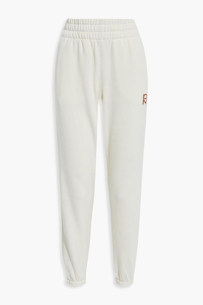 商品DKNY|Printed cotton-blend fleece track pants,价格¥224,第1张图片
