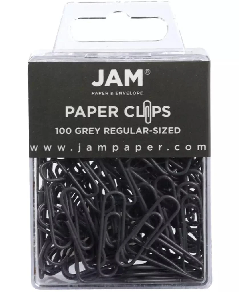 商品JAM Paper|Colorful Standard Paper Clips - Regular 1" - Paperclips - 100 Per Pack,价格¥60,第1张图片