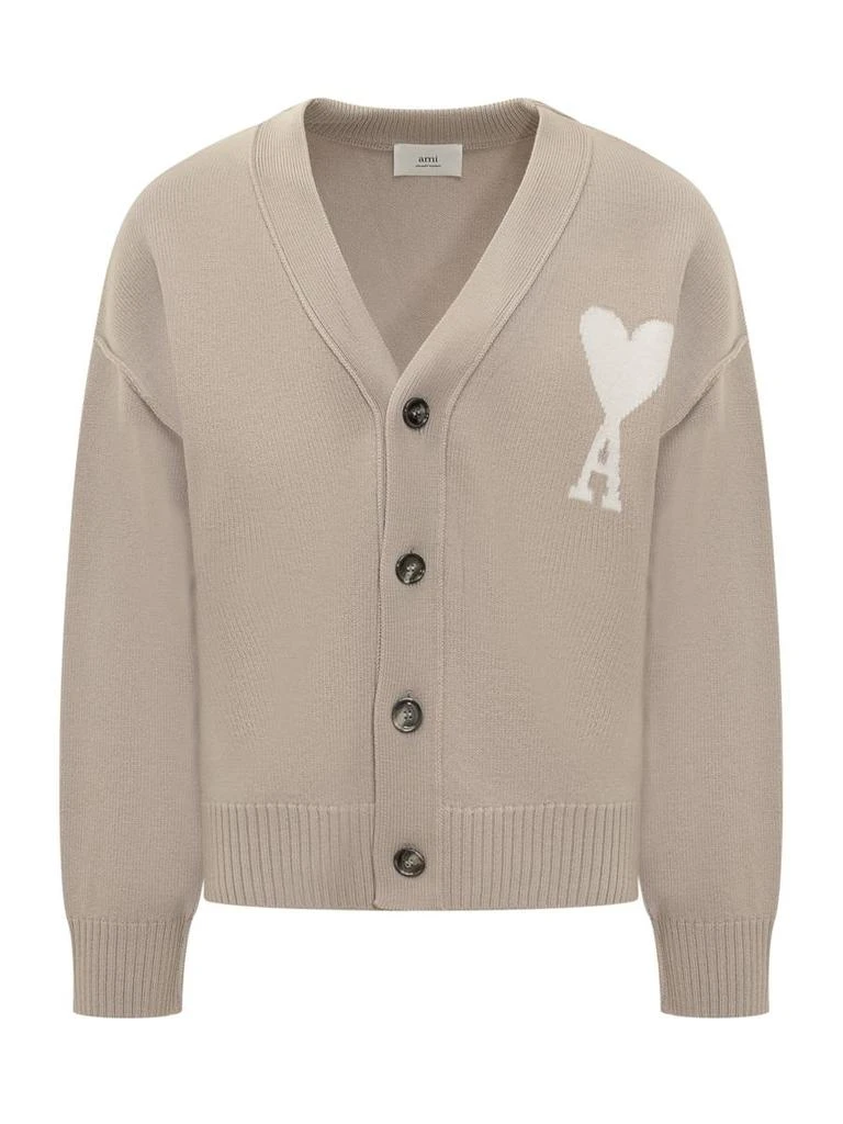 商品AMI|AMI ALEXANDRE MATTIUSSI Ami de Coeur Cardigan,价格¥2817,第1张图片