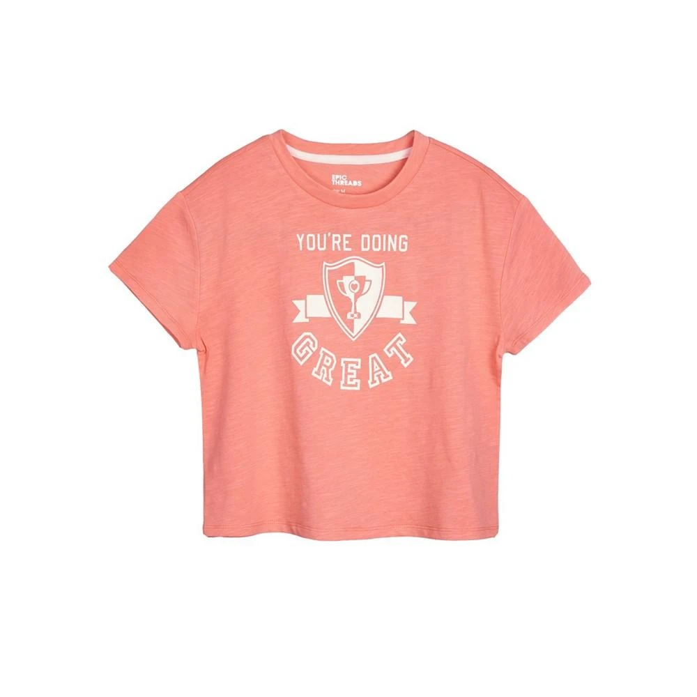 商品Epic Threads|Big Girls You're Doing Great Graphic T-shirt,价格¥24,第1张图片