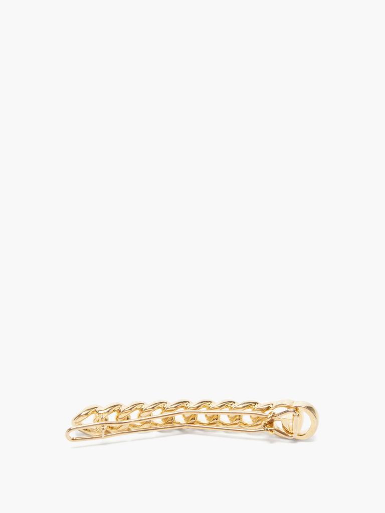 商品Gucci|GG-Marmont curb-link chain hair clip,价格¥2946,第6张图片详细描述