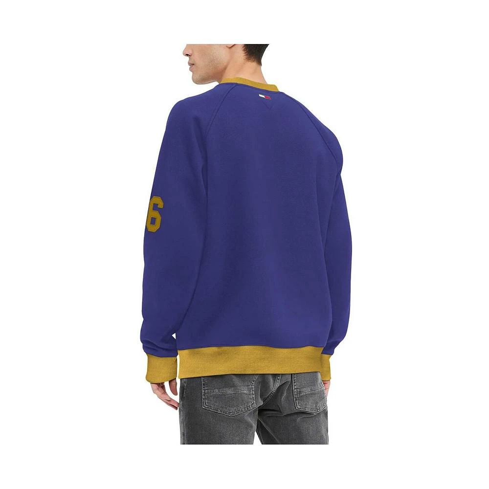 商品Tommy Hilfiger|Men's Purple Baltimore Ravens Reese Raglan Tri-Blend Pullover Sweatshirt,价格¥530,第2张图片详细描述