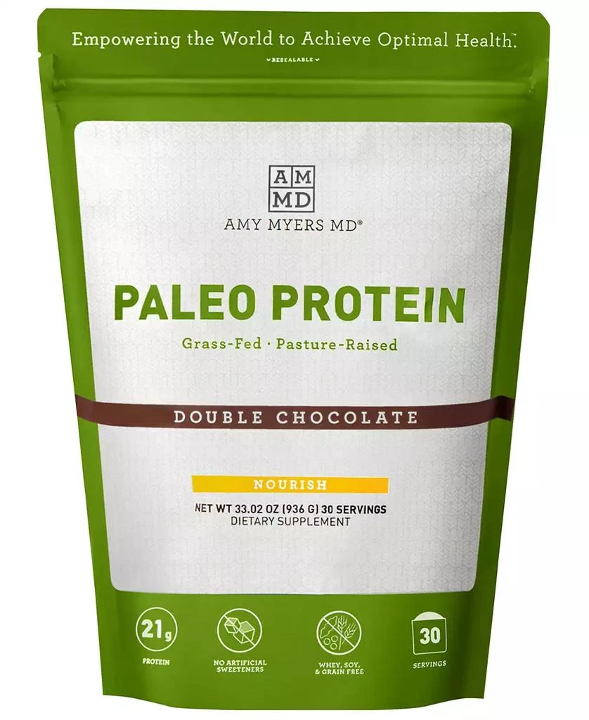 商品Amy Myers MD®|Paleo Protein - Double Chocolate,价格¥527,第1张图片