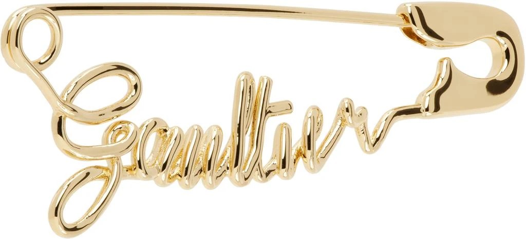 商品Jean Paul Gaultier|Gold 'The Gaultier Safety Pin' Earring,价格¥925,第2张图片详细描述