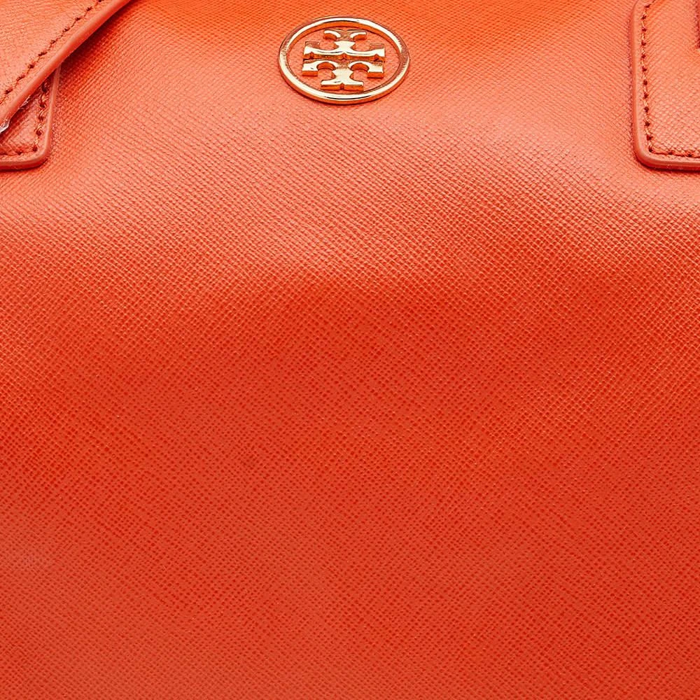 商品[二手商品] Tory Burch|Tory Burch Orange Leather Robinson Middy Satchel,价格¥1223,第5张图片详细描述