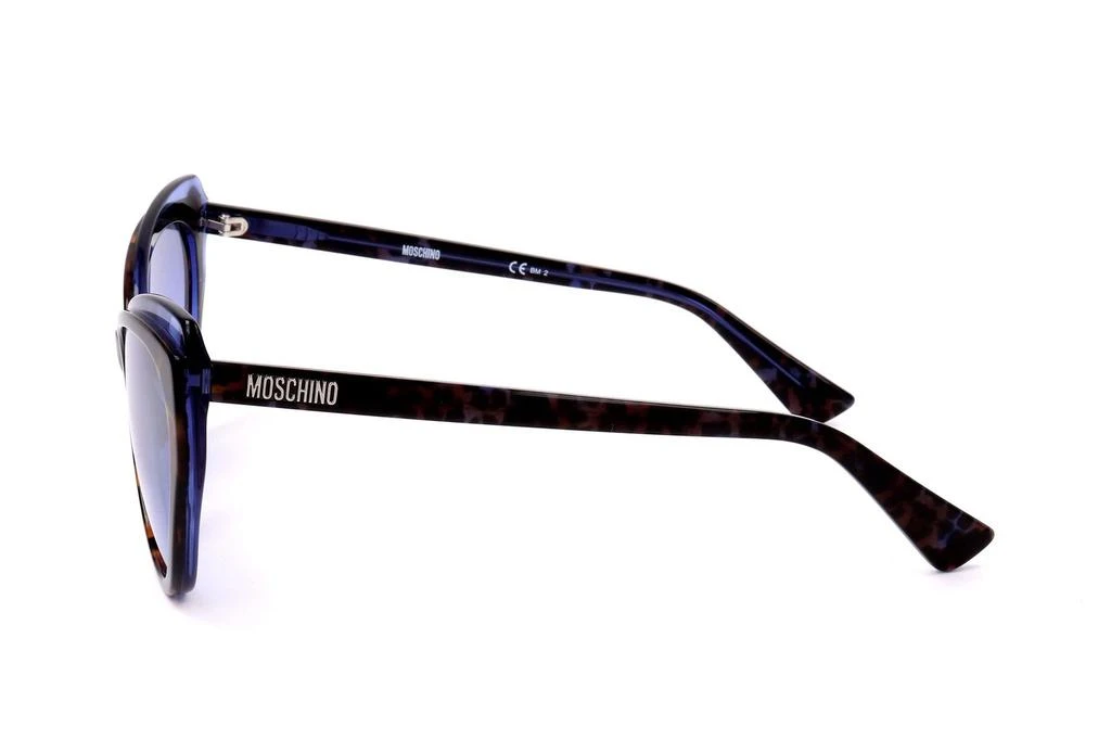 商品Moschino|Moschino Eyewear Cat-Eye Frame Logo Plaque Sunglasses,价格¥773,第3张图片详细描述