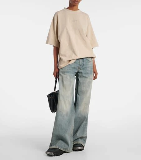 商品Balenciaga|Logo cotton jersey T-shirt,价格¥5445,第2张图片详细描述