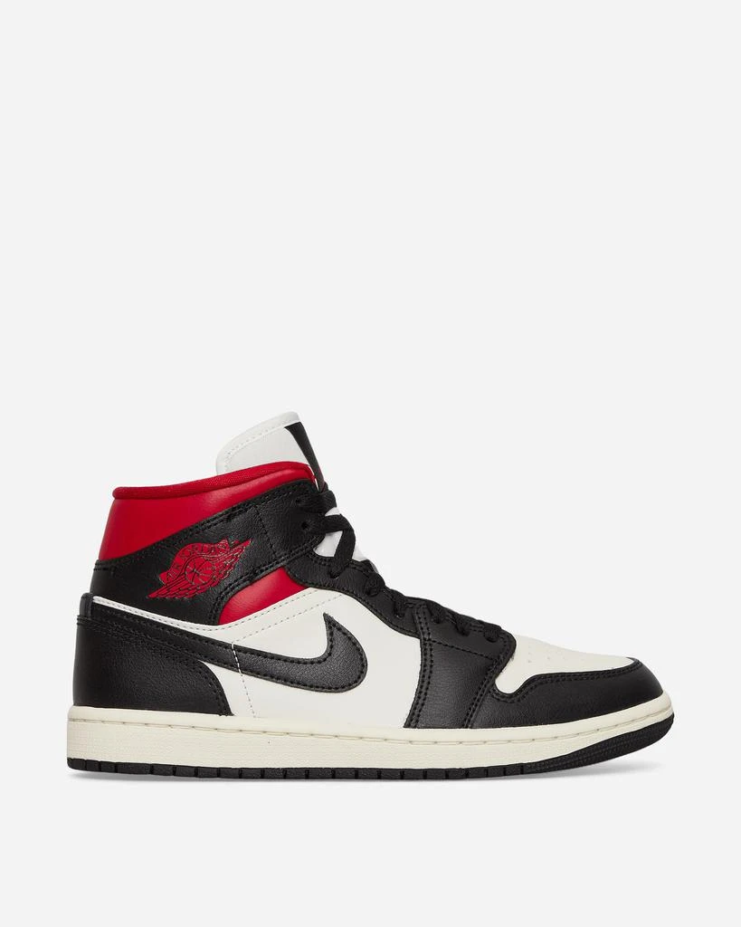 商品Jordan|WMNS Air Jordan 1 Mid Sneakers Black / Gym Red,价格¥541,第2张图片详细描述