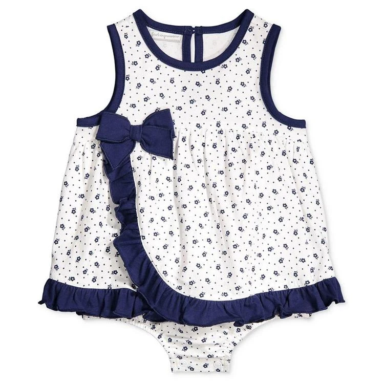 商品First Impressions|Floral-Print Skirted Romper, Baby Girls, Created for Macy's,价格¥75,第1张图片